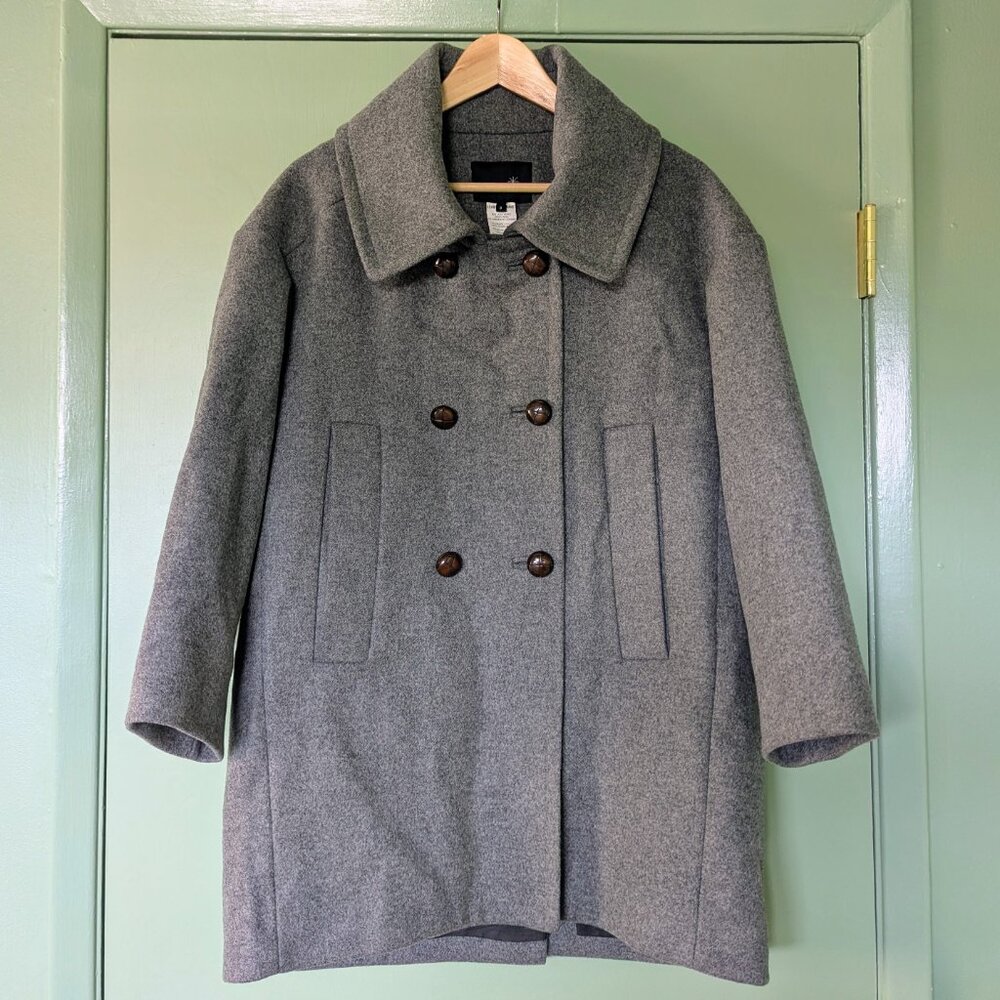 ✨ Isabel Marant Grey Wool Cashmere Poetcore Coat 0 Designer Luxury Outerwear
